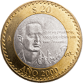 Banco de México C $20 reverse (Paz)