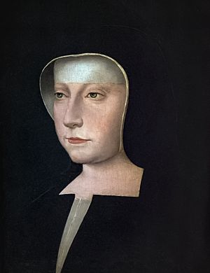 Bemberg fondation Toulouse - Portrait de Louise de Savoie, mère de François Ier - École De Jean Clouet (1475;1485-1540) 22x17 Inv.1013