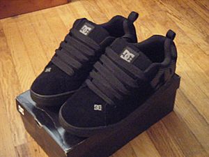 Black DC Court Graffik shoes