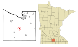 Location of Good Thunder, Minnesota