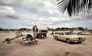 Campsite at Ohio or "Sunshine" Key, Florida