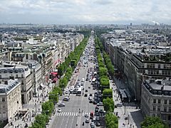 Champs-Élysées from the Arc de Triomphe