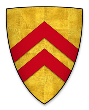 Coat of arms of John FitzRobert, Lord of Warkworth Castle.png