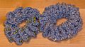 Crochet scrunchies