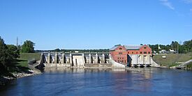 The Croton Dam along the Muskegon River