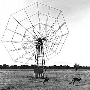Culgoora radio-heliograph antenna, 1970s