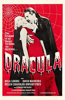 Dracula (Universal Pictures 1960s reissue poster)