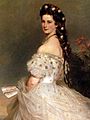 Empress Elisabeth of Austria in dancing-dress, 1865, Franz Xaver Winterhalter