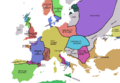 Europe map 998