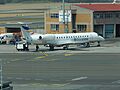 Fly Blue Crane Embraer 145 ZS-BBJ at JNB