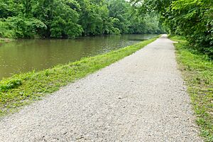 Former Little Falls canal as C and O Canal