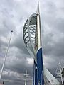 Front Of the spinnaker tower in 2019