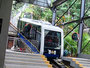 Funicular to the top of the Penang Hill, Georgetown, Penang, Malaysia