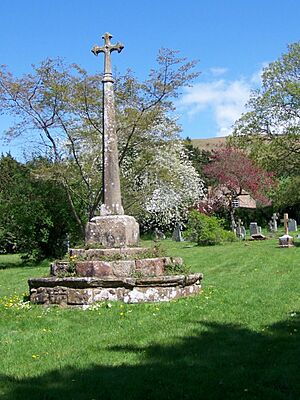 Geograph 1888957 Churchyard cross, The Church of St George, Bicknoller