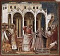 Giotto di Bondone - No. 27 Scenes from the Life of Christ - 11. Expulsion of the Money-changers from the Temple - WGA09209