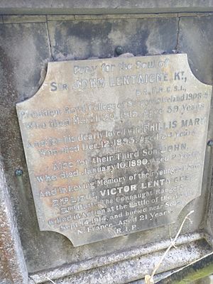 Grave of Sir John Lentaigne