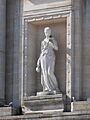Grecian woman statue, Prince of Wales, St Mary St