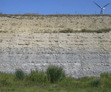 Greenhorn Limestone on Interstate 70 in Kansas