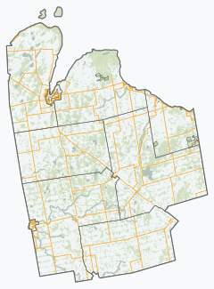 Owen Sound is located in Grey County