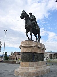 Gruev, spomenik u Skoplju