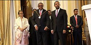 H.E. Hailemariam Highest National Honor