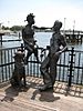 Immigrant Statues, Cardiff Bay - geograph.org.uk - 853491.jpg