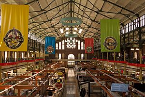 Indianapolis City Market interior - 2021