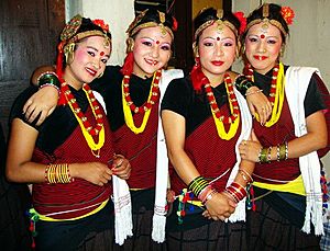 Indigenous magar girls of Nepal