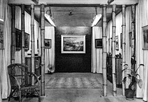 Interior of the Johnstone Gallery at the Brisbane Arcade