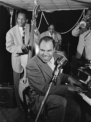 John Levy and Phil Moore, New York, N.Y., between 1946 and 1948 (William P. Gottlieb).jpg