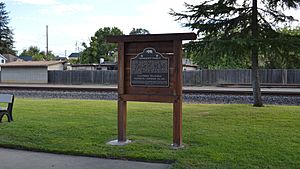 Johnson's Ranch plaque