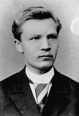 Juhan Liiv as a young man