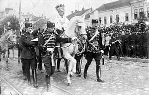 King Peter I after coronation, 21 September 1904