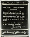 Lady Londonderry tea tin right side