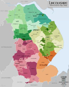 Lincolnshire1832 Map