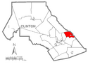 Map of Pine Creek Township, Clinton County, Pennsylvania Highlighted.png