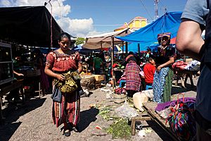 Market in Santa Clara la Laguna, Guatemala