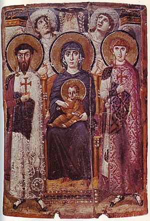 Mary & Child Icon Sinai 6th century