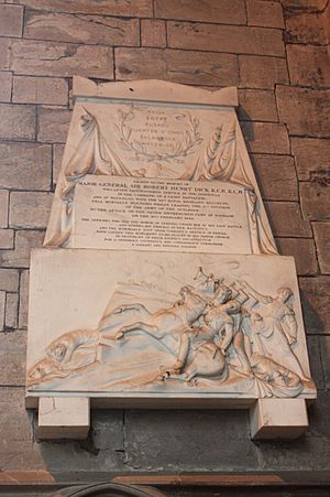 Memorial to Sir Robert Henry Dick, Dunkeld Cathedral
