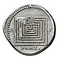 Monnaie - Drachme, Argent, Cnossos, Crète - btv1b8570697m (2 of 2)
