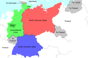 Morgenthau Plan map