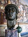 Musei Capitolini-testa bronzea di Costantino-antmoose