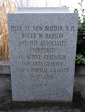 New boston babson monument
