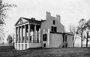 Oak Hill (James Monroe House), rear view (1915)
