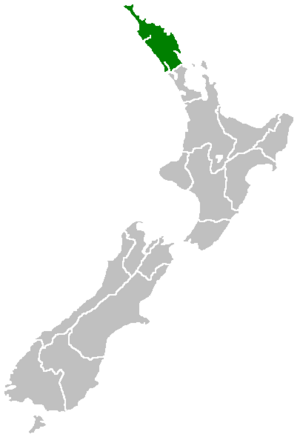 Location of Northland Region
