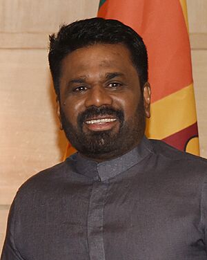 President of Sri Lanka Mr. Anura Kumara Dissanayak, Official portrait (December 2024) crop.jpg