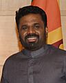 President of Sri Lanka Mr. Anura Kumara Dissanayak, Official portrait (December 2024) crop