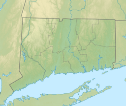 Location of Candlewood Lake in Connecticut, USA.
