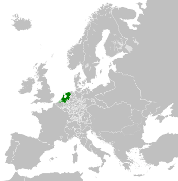 Location of the Dutch Republic in 1789