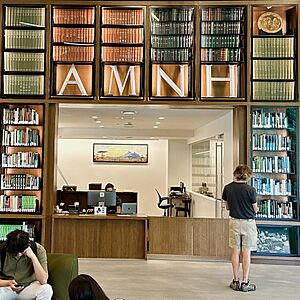 Research library at the Richard Gilder Center for Science, Education, and Innovation